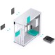 Корпус без блока питания/ Case JONSBO D41 MESH, Midi-Tower, TG, no fan, 1xUSB-A 3.2 + 1xUSB-C 3.2, ATX, mATX White