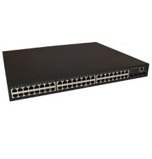 PoE Коммутатор OSNOVO SW-84804/L(800W) Управляемый L2+ PoE коммутатор Gigabit Ethernet на 48 RJ45 PoE + 4 x GE SFP порта. Порты: 4 x GE (10/100/1000Base-T) с PoE (до 90W, A+B) + 44 x GE (10/100/1000Base-T) с PoE (до
