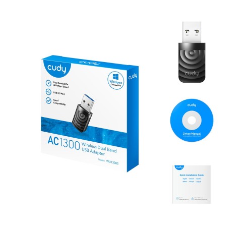 Адаптер Wi-Fi/ 1300Mbps High Gain Wi-Fi USB 3.0 Adapter, 802.11ac/a/b/g/n, 867Mbps at 5GHz + 400Mbps at 2.4GHz, USB 3.0 Адаптер Wi-Fi/ 1300Mbps High Gain Wi-Fi USB 3.0 Adapter, 802.11ac/a/b/g/n, 867Mbps at 5GHz + 400Mbps at 2.4GHz, USB 3.0