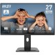 Монитор MSI PRO MP273QP E2 27" 16:9 WQHD(2560x1440) IPS Flat,1ms(MPRT),1300:1,100M:1,400nit,178/178,2xHDMI 2.0,DP 1.2,Speaker,Tilt,Swivel,Height,Pivot,VESA,100Hz,Black,1y war-ty
