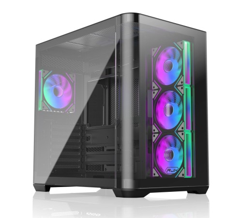 Корпус без блока питания/ Case Raijintek ATREUS BT4, Midi-Tower, TG, 4x120mm ARGB, 2xUSB-A 3.0 + 1xUSB Type-C , E-ATX, ATX, mATX, mITX Black Корпус без блока питания/ Case Raijintek ATREUS BT4, Midi-Tower, TG, 4x120mm ARGB, 2xUSB-A 3.0 + 1xUSB Type-C , E-ATX, ATX, mATX, mITX Black