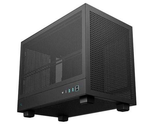 корпус Deepcool CH160 MESH без БП, черный, MINI-ITX (R-CH160-BKNMI0-G-1)