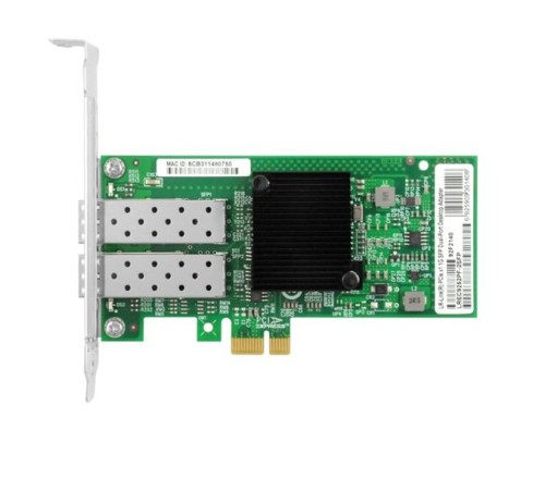 Сетевая карта LR-Link NIC PCIe x1, 2 x 1G SFP , Intel i350 chipset