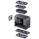 Корпус без блока питания/ Case JONSBO D32 PRO, Mini-Tower, TG, no fan, 2xUSB-A 3.2 + 1xUSB-C 3.2, mATX, mDTX, mITX Black