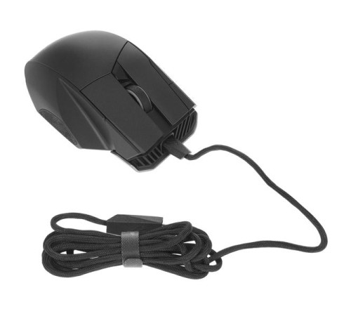 Мышь ASUS ROG SPATHA X, 168g, Wired (Type-C)+2.4GHz RF, 19K DPI Sensor, 12 Programable buttons, Black