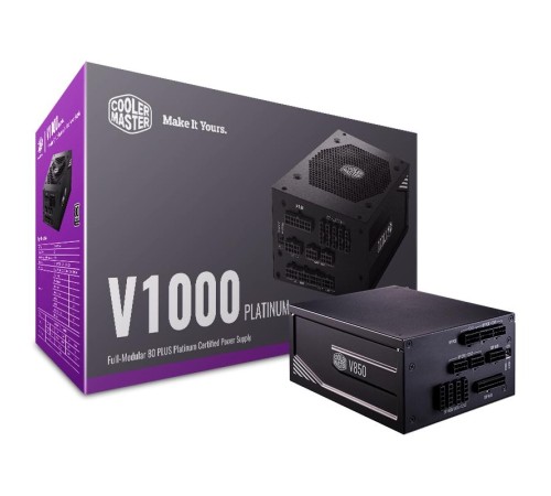 Блок питания 850W/ Power Supply Cooler Master V850, 850W, ATX, 135mm, 12xSATA, 6xPCI-E(6+2), APFC, 80+ Platinum