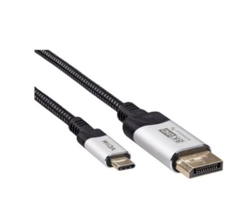 Кабель-адаптер/ Кабель-адаптер DP A(m) <-->USB 3.1 Type-Cm,bi-direct, 8K@60Hz, 1.8m , VCOM <CU422VB-1.8>