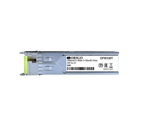 Трансивер/ OFM330T/10KM WDM SFP Transceiver, 1000Base-BX-D, Simplex LC, TX: 1550nm, RX: 1310nm, Single-mode, 10KM Трансивер/ OFM330T/10KM WDM SFP Transceiver, 1000Base-BX-D, Simplex LC, TX: 1550nm, RX: 1310nm, Single-mode, 10KM