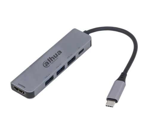 Док станция DAHUA Док станция 7 in 1 USB 3.1 Type-C to USB 3.0 + HDMI + SD/TF + PD Docking Station Док станция DAHUA Док станция 7 in 1 USB 3.1 Type-C to USB 3.0 + HDMI + SD/TF + PD Docking Station