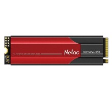 SSD накопитель Netac SSD N950E Pro 2TB PCIe 3 x4 M.2 2280 NVMe 3D NAND, R/W up to 3500/3000MB/s, IOPS(R4K) 400K/380K, TBW 1600TB, 2048MB DRAM buffer, with heat sink, 5y wty