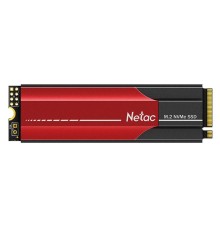 SSD накопитель Netac SSD N950E Pro 2TB PCIe 3 x4 M.2 2280 NVMe 3D NAND, R/W up to 3500/3000MB/s, IOPS(R4K) 400K/380K, TBW 1600TB, 2048MB DRAM buffer, with heat sink, 5y wty