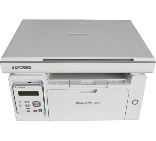 Лазерное многофункциональное устройство Pantum M6507W, P/C/S, Mono laser, А4, 22 ppm (max 20000 p/mon), 600 MHz, 1200x1200 dpi, 128 MB RAM, paper tray 150 pages, USB, WiFi, start. cartridge 1600 pages ( (незначительное повреждение коробки)