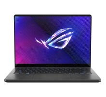 Ноутбук/ ASUS ROG Zephyrus G14 GA403UV-QS186 14"(2880x1800 OLED 120Hz)/AMD Ryzen 7 8845HS(3.8Ghz)/16384Mb/1024PCISSDGb/noDVD/Ext:nVidia GeForce RTX4060(8192Mb)/Cam/BT/WiFi/73WHr/war 1y/1.5kg/Eclipse Gray/DOS
