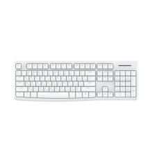 Клавиатура проводная Dareu LK185 White (белый), мембранная, 104 клавиши, EN/RU, 1,8м, размер 440x147x22мм