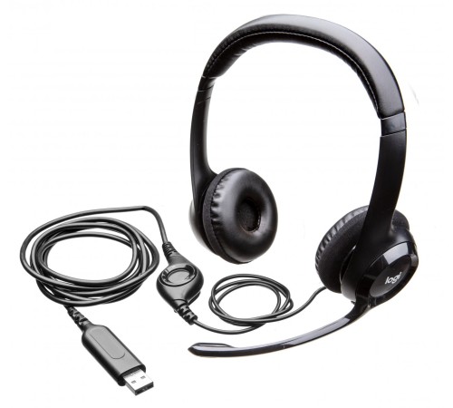 Гарнитура/ Logitech Headset  H390  USB