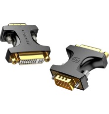 Адаптер-переходник Vention DVI-I 24+5F/ VGA 15M