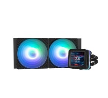 Система водяного охлаждения Zalman CPU Liquid Cooler 240mm, ARGB, LCD Display, black
