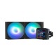 Система водяного охлаждения Zalman CPU Liquid Cooler 240mm, ARGB, LCD Display, black