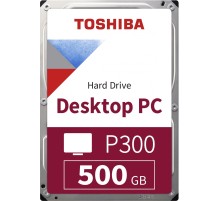 Жесткий диск/ HDD Toshiba SATA3 500Gb 7200 64Mb (P300) 1 year warranty