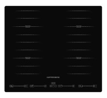 Встраиваемая электрическая панель Kuppersberg/ 60 см, индукция, 4 конфорки, Flexi-zone, черный цвет
