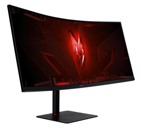 Монитор/ ACER XV345CURV3bmiphuzx 34'', ZeroFrame, Curved 1000R Black, 21:9, VA, 3440x1440, 1 / 0,5ms, 300cd, 180Hz, 1xHDMI(2.0) + 1xDP(1.4) + 1xType-C(65W) + Audio out + USB 2.0x2+USB-B(2up 2down), Speakers 3Wx2, FreeSync Premium, HDR 10, H.Adj. 110, Delt Монитор/ ACER XV345CURV3bmiphuzx 34'', ZeroFrame, Curved 1000R Black, 21:9, VA, 3440x1440, 1 / 0,5ms, 300cd, 180Hz, 1xHDMI(2.0) + 1xDP(1.4) + 1xType-C(65W) + Audio out + USB 2.0x2+USB-B(2up 2down), Speakers 3Wx2, FreeSync Premium, HDR 10, H.Adj. 110, Delt