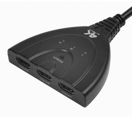 Greenconnect Переключатель HDMI 3 к 1 + USB port серия Greenline Greenconnect Переключатель HDMI 3 к 1 + USB port серия Greenline
