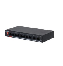 10 портовый гигабитный РОЕ-коммутатор, 10 портов x10/100/1000 Base-T (Питание PoE), Мощность PoE портов: 1 ≤60Вт, порты: 2-8≤30Вт, Всего: ≤96Вт, IEEE802.3af/IEEE802.3at/Hi-PoE, Бюджет РОЕ: 96 ВтПитание :DC 48~57В