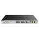 Коммутатор D-Link Неуправляемый PoE-коммутатор, 24x1000Base-T PoE, 2xCombo 1000Base-T/SFP, PoE-бюджет 370 Вт, корпус металл