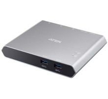 Док-переключатель ATEN 2-Port USB-C Gen 1 Dock Switch with Power Pass-through