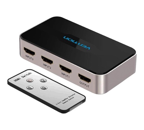 Переключатель (switch) 3x1 Vention HDMI v1.4 Переключатель (switch) 3x1 Vention HDMI v1.4