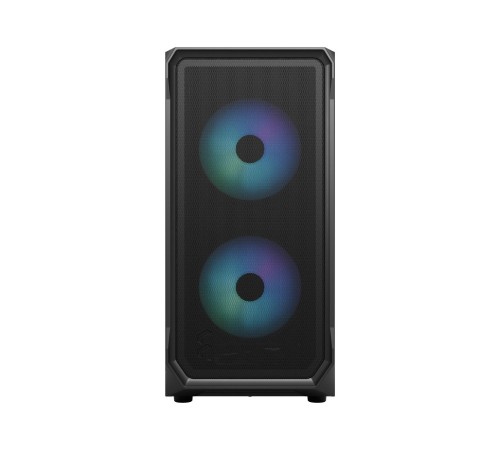 Корпус ПК без блока питания/ Case Fractal Design Focus 2 RGB, Midi-Tower, 2x140mm RGB, 2xUSB-A 3.2 ATX, mATX, mITX Black