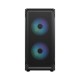 Корпус ПК без блока питания/ Case Fractal Design Focus 2 RGB, Midi-Tower, 2x140mm RGB, 2xUSB-A 3.2 ATX, mATX, mITX Black