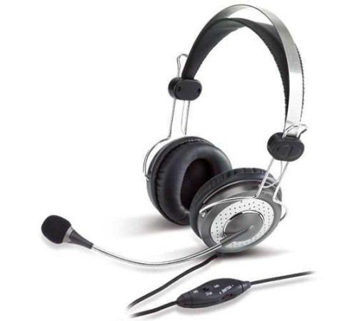 Гарнитура Genius HS-04SU, 2х mini jack 3.5mm, микрофон с шумоподавлением, поворачивающиеся чаши наушников, регулятор громкости на проводе Гарнитура Genius HS-04SU, 2х mini jack 3.5mm, микрофон с шумоподавлением, поворачивающиеся чаши наушников, регулятор громкости на проводе