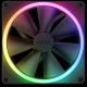 Кулер для корпуса ПК/ Case Cooler NZXT F140 RGB Duo (140x140x25mm, 4-pin PWM, RGB, 84.75CFM, 36dBA, 1800RPM, Black)