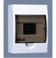 Корпус пласт. навесной 6 модулей, IP41, ЩРН-П-6 DEK