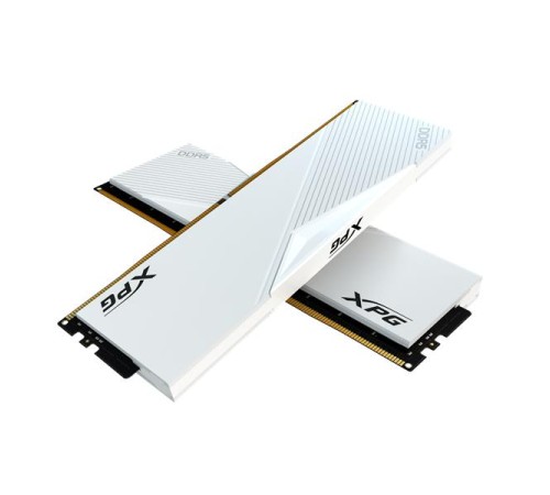 Оперативная память ADATA LANCER DDR5 DIMM 32GB 6400MHz 2*16GB 32-39-39 1.4V WHITE DUAL COLOR BOX