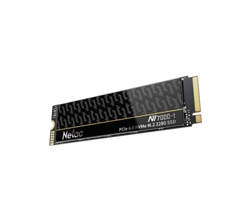 SSD накопитель Netac SSD NV7000-t 1TB PCIe 4 x4 M.2 2280 NVMe 3D NAND, R/W up to 7300/6600MB/s, OPS(R4K) 1000K/700K, TBW 640TB, slim heatspreader, 5y wty SSD накопитель Netac SSD NV7000-t 1TB PCIe 4 x4 M.2 2280 NVMe 3D NAND, R/W up to 7300/6600MB/s, OPS(R4K) 1000K/700K, TBW 640TB, slim heatspreader, 5y wty