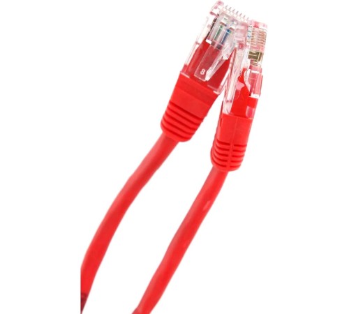 Патчкорд/ Патчкорд литой "Telecom" UTP кат.5е 1,5м красный