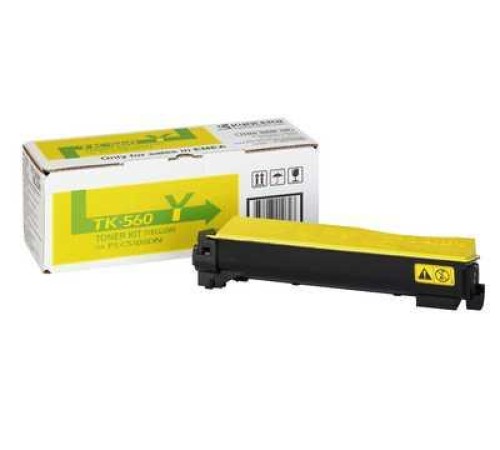 Тонер-картридж TK-560Y 10000 стр. Yellow для P6030cdn, FS-C5300DN, FS-C5350DN Тонер-картридж TK-560Y 10000 стр. Yellow для P6030cdn, FS-C5300DN, FS-C5350DN