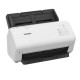 Сканер Brother Документ-сканер ADS-4300N, A4, 40 стр/мин, цветной, 1200 dpi, Duplex, ADF80, USB 3.0, LAN, Scan to Net, Ex.ADS-2400N