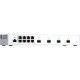 Коммутатор/ QNAP QSW-M408S 10 Gbps managed switch with 4 SFP + ports, 8 1 Gbps RJ-45 ports, bandwidth up to 96 Gbps, JumboFrame support.