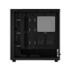 Корпус без блока питания/ Case Fractal Design North TG Dark Tint, Midi-Tower, 2x140mm, 2xUSB-A 3.2 + 1xUSB 3.2 Type-C ATX, mATX, mITX Wood panel, Charcoal Black