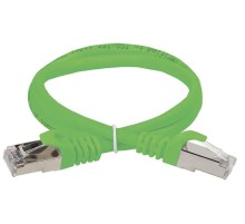  ITK Коммутационный шнур (патч-корд), кат.5Е FTP, 1,5м, зеленый