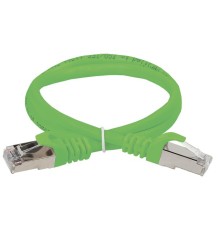  ITK Коммутационный шнур (патч-корд), кат.5Е FTP, 1,5м, зеленый