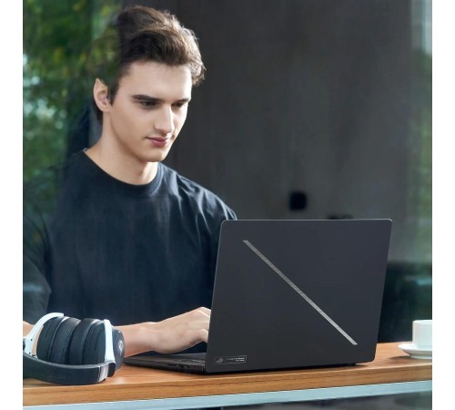 Ноутбук/ ASUS ROG Zephyrus G14 GA403UV-QS186 14"(2880x1800 OLED 120Hz)/AMD Ryzen 7 8845HS(3.8Ghz)/16384Mb/1024PCISSDGb/noDVD/Ext:nVidia GeForce RTX4060(8192Mb)/Cam/BT/WiFi/73WHr/war 1y/1.5kg/Eclipse Gray/DOS Ноутбук/ ASUS ROG Zephyrus G14 GA403UV-QS186 14"(2880x1800 OLED 120Hz)/AMD Ryzen 7 8845HS(3.8Ghz)/16384Mb/1024PCISSDGb/noDVD/Ext:nVidia GeForce RTX4060(8192Mb)/Cam/BT/WiFi/73WHr/war 1y/1.5kg/Eclipse Gray/DOS