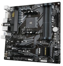 Материнская плата GIGABYTE B550M DS3H AC, AM4, B550, 4*DDR4, 4*SATA, 2*M.2, 4*USB 3.2, 4*USB 2.0, 2*PCIx16, 1*PCIx1, HDMI+DVI-D, mATX