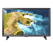 Телевизор ЖК 24" LG/ 24", HD, webOS Smart TV, Wi-Fi, DVB-T2/C/S2,  2.0ch 2х5W, 2хHDMI, 1хUSB, темно серый