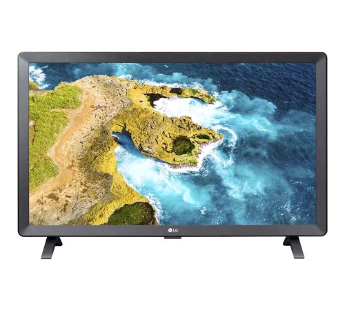 Телевизор ЖК 24" LG/ 24", HD, webOS Smart TV, Wi-Fi, DVB-T2/C/S2,  2.0ch 2х5W, 2хHDMI, 1хUSB, темно серый