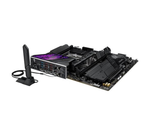 Материнская плата ASUS ROG STRIX Z890-E GAMING WIFI, LGA1851, Z890, 4*DDR5, 4*SATA, 7*M.2, 10*USB 3.2, 2*Type-C, 2*PCIx16, 2*Thunderbolt™ 4, HDMI+DP, ATX; 90MB1IM0-M0EAY0