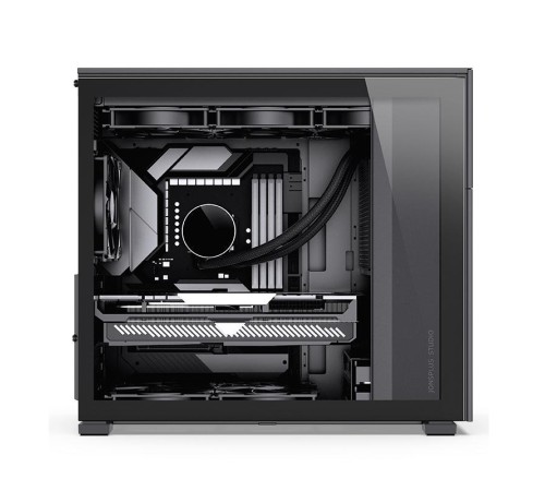 Корпус без блока питания/ Case JONSBO D41 STD SCREEN, Midi-Tower, TG, no fans, 1xUSB-A 3.2 + 1xUSB-C 3.2, ATX, mATX, mITX Black